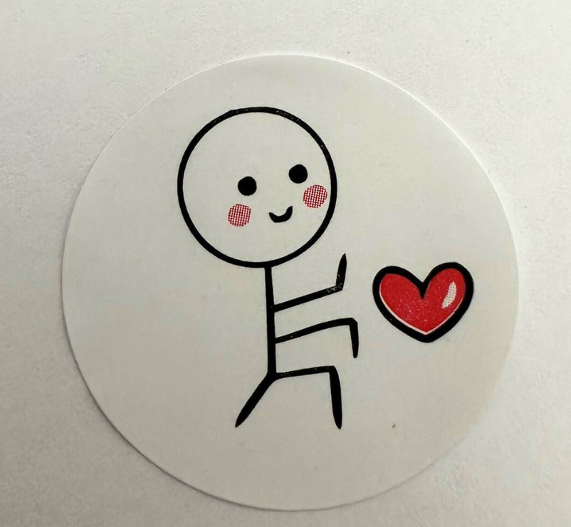 Ástarkalla límmiðar