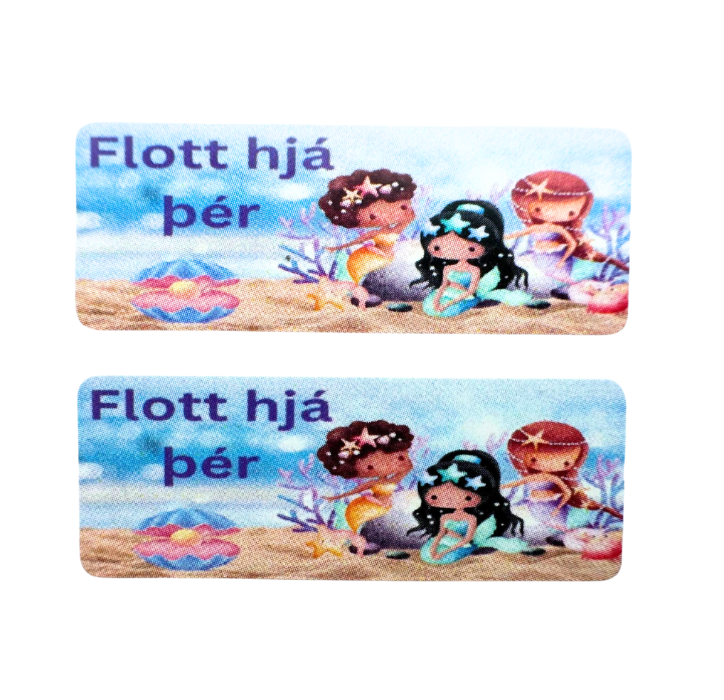 Hafmeyju límmiðar -Flott hjá þér-