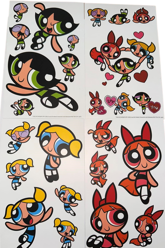 Powerpuff girls límmiðar