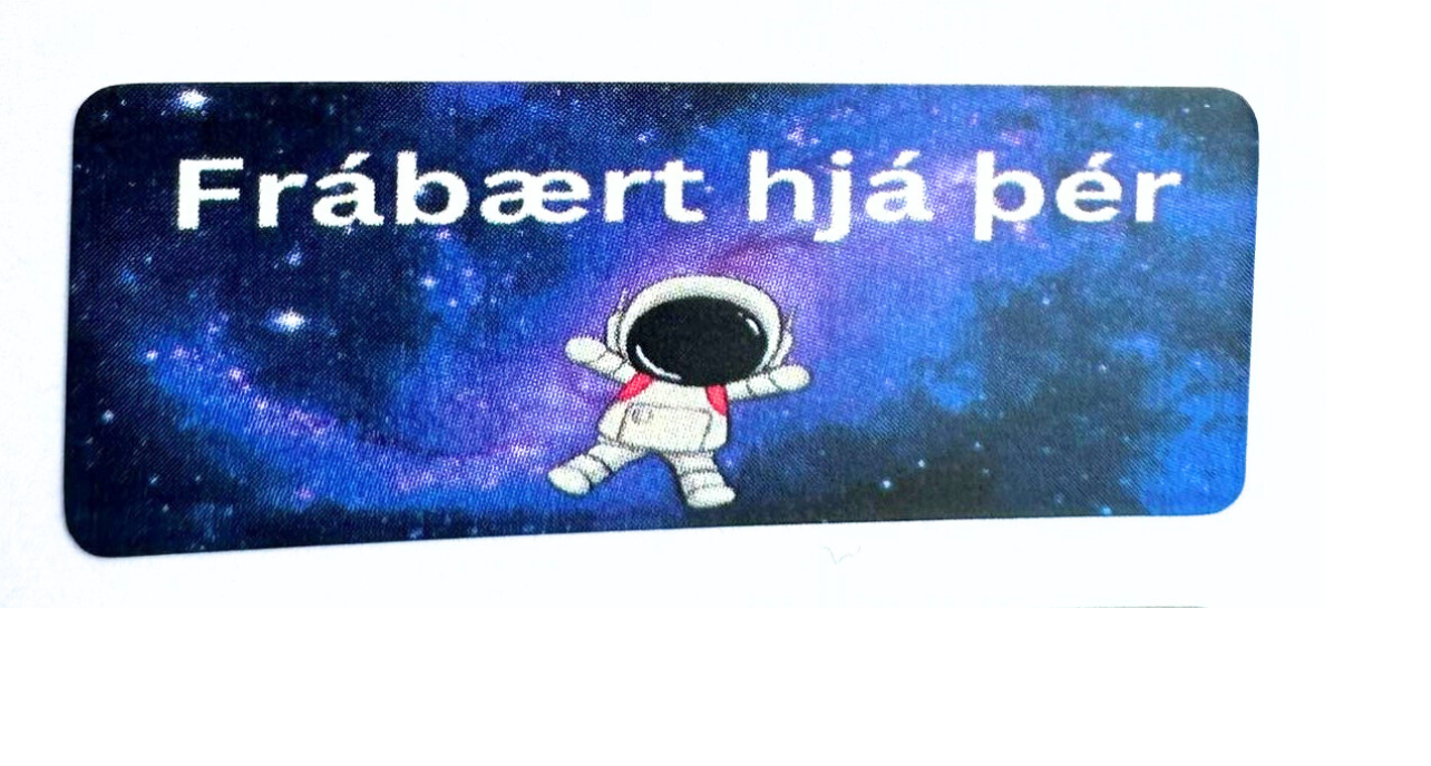 Geimfara límmiðar -Þú ert frábær-