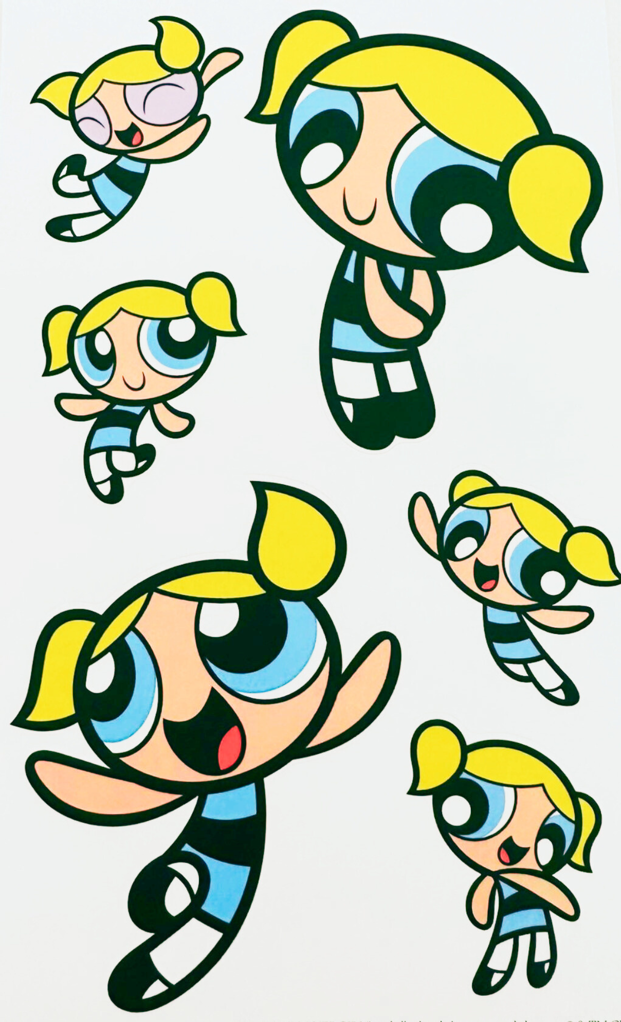 Powerpuff girls límmiðar