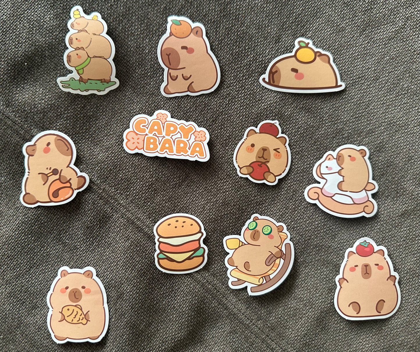 Capybara límmiðar