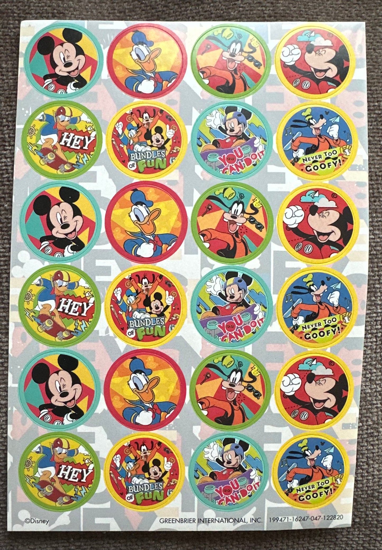 Disney Límmiðar 24 stk