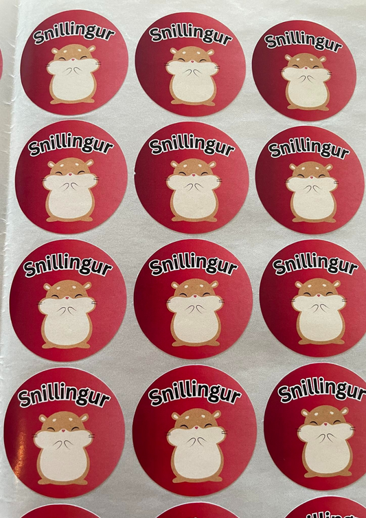 Hamstra límmiðar -snillingur-